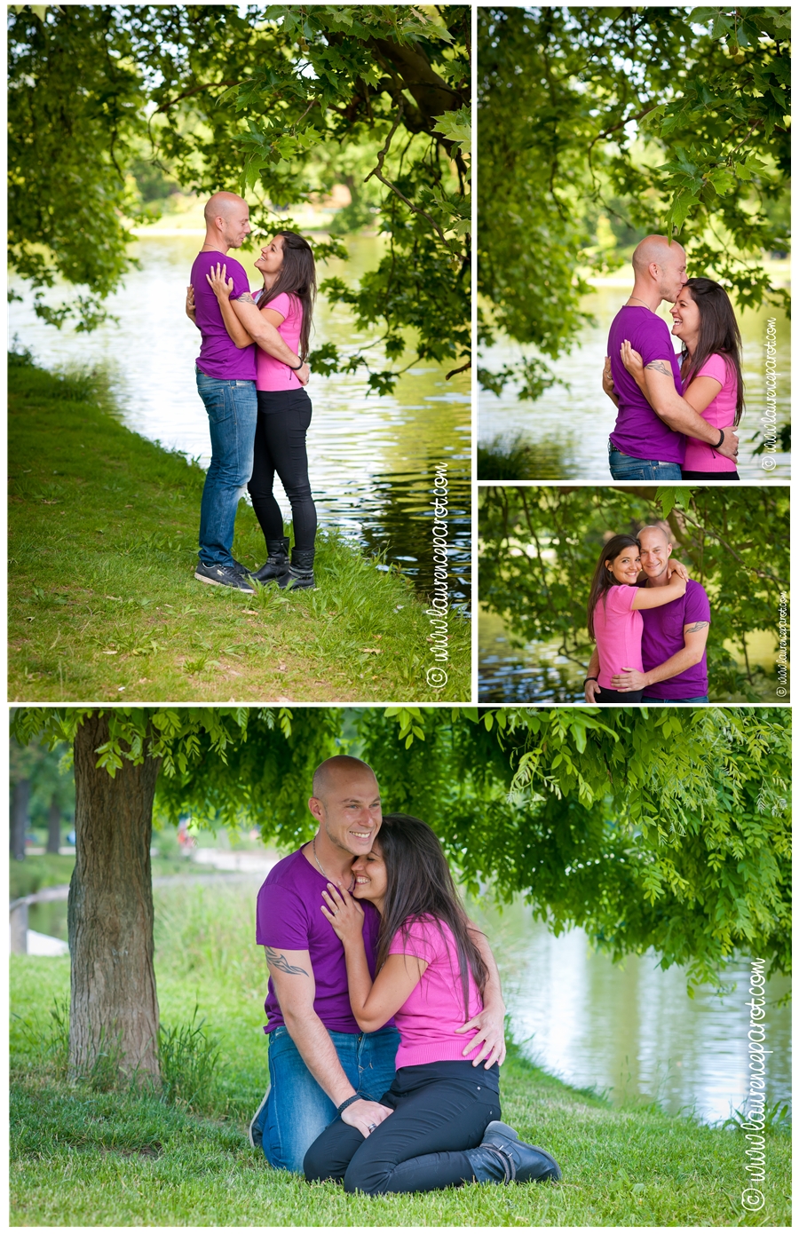 seance photo couple engagement mariage laurence parot photographe bois de vincennes