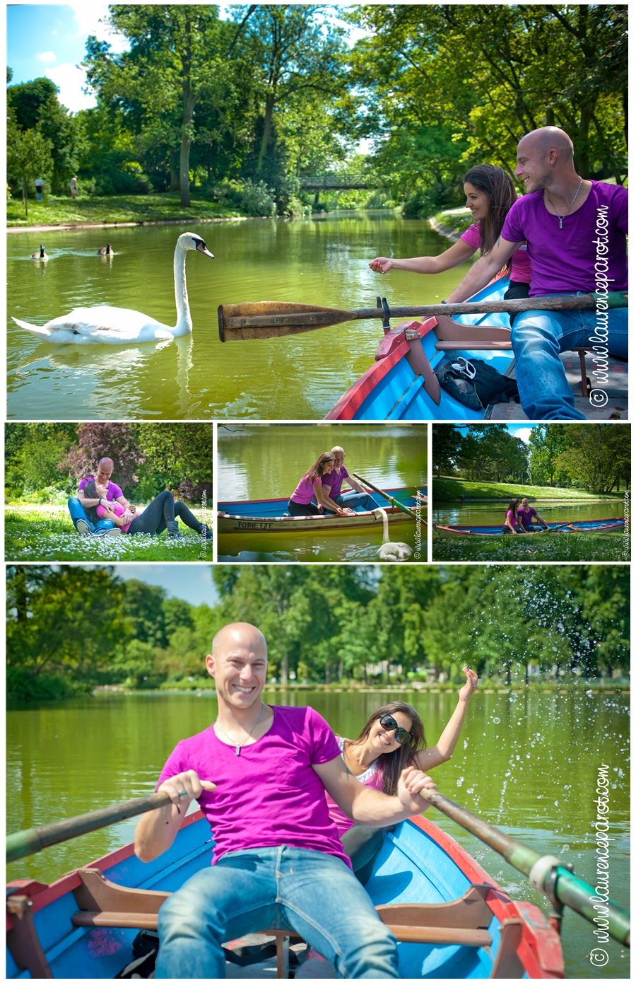 seance photo couple engagement mariage laurence parot photographe bois de vincennes