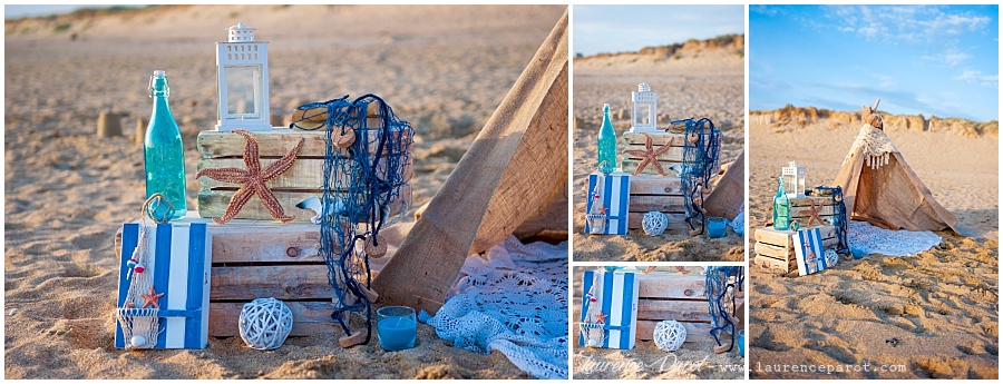 photos enfants famille seance a theme plage