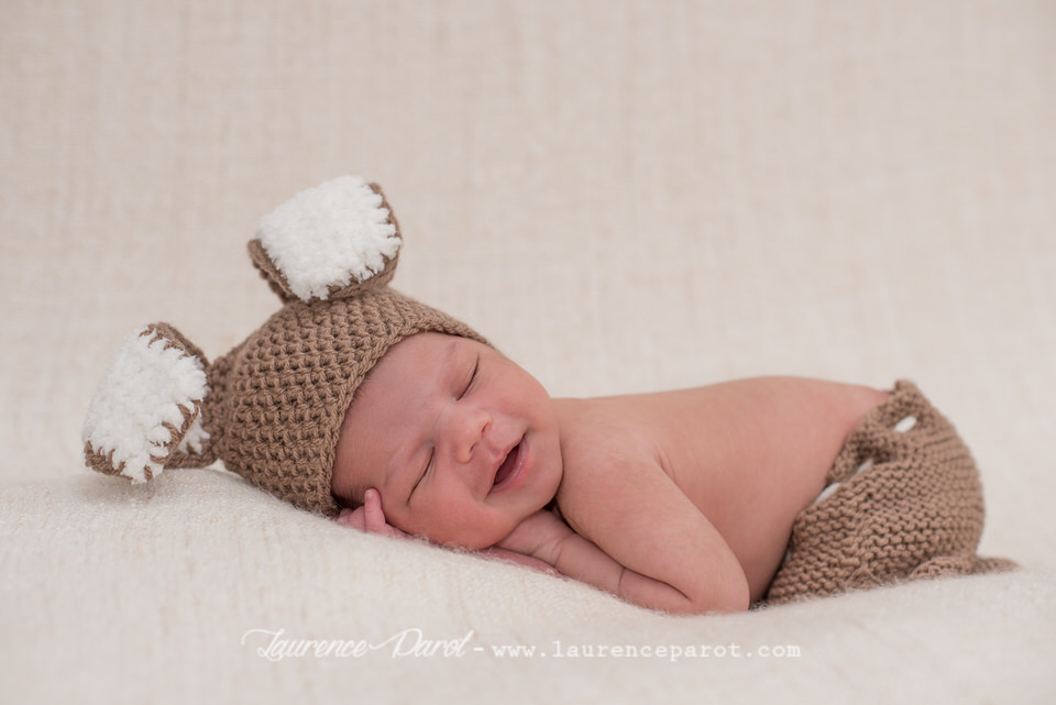 hoto bebe tenue de lapin studio essonne