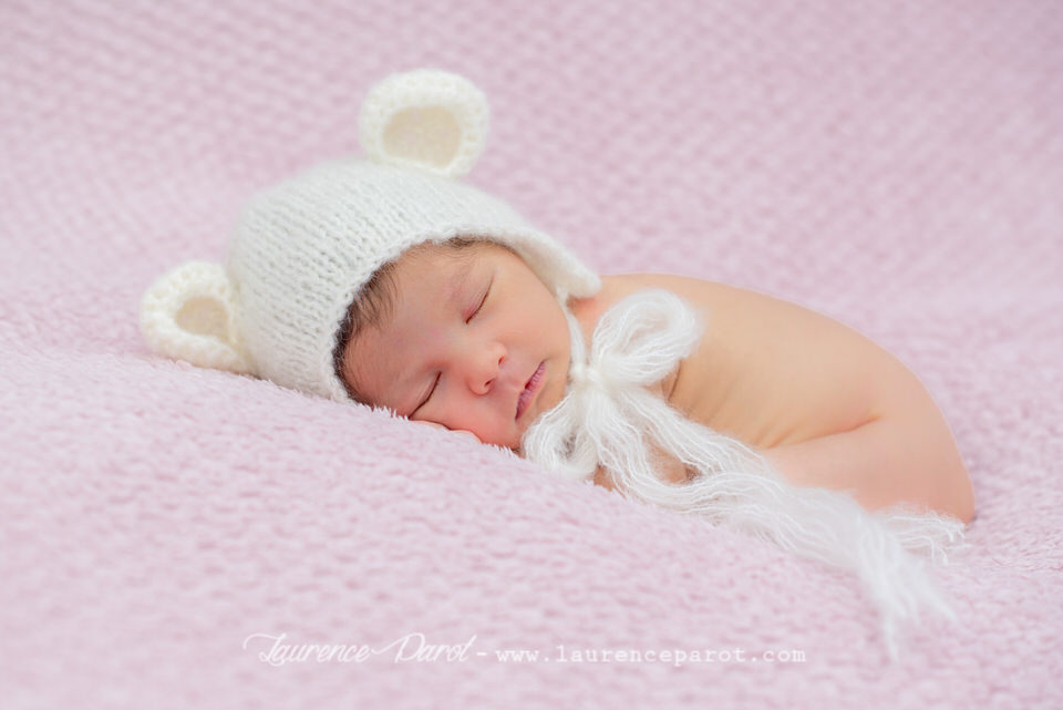 photo naissance bebe fille studio essonne