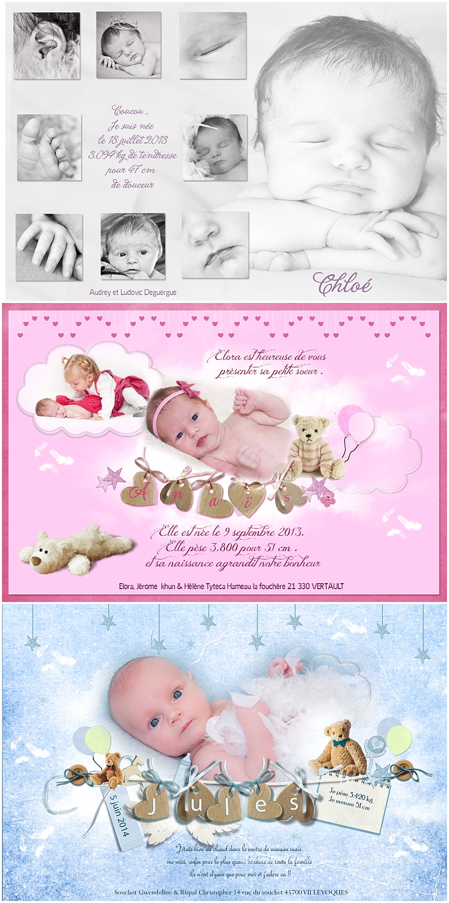 faire part de naissance laurence parot photographe naissance grossesse vigneux sur seine essonne ile de france