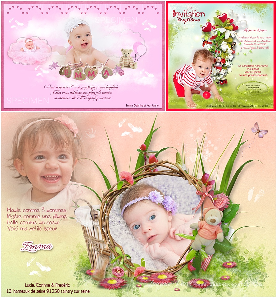 faire part de naissance laurence parot photographe naissance grossesse vigneux sur seine essonne ile de france