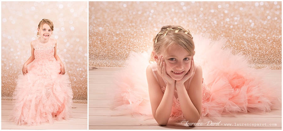 shooting photos princesse petite fille thème princesse 