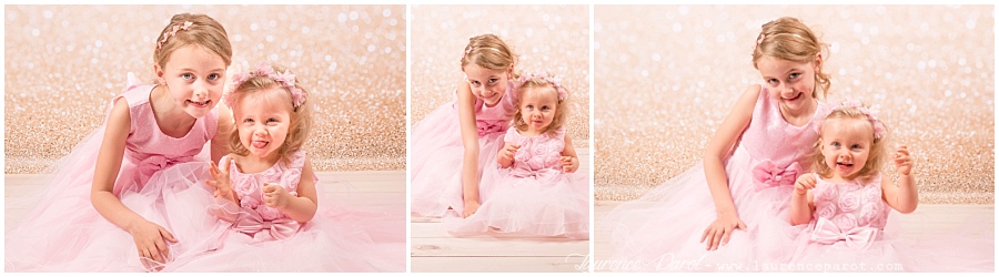 shooting photos princesse petite fille en studio