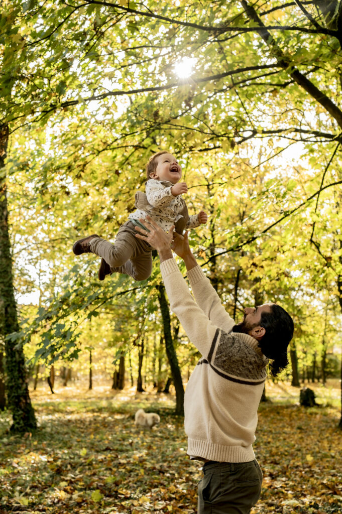 Séance photo famille nature en Essonne